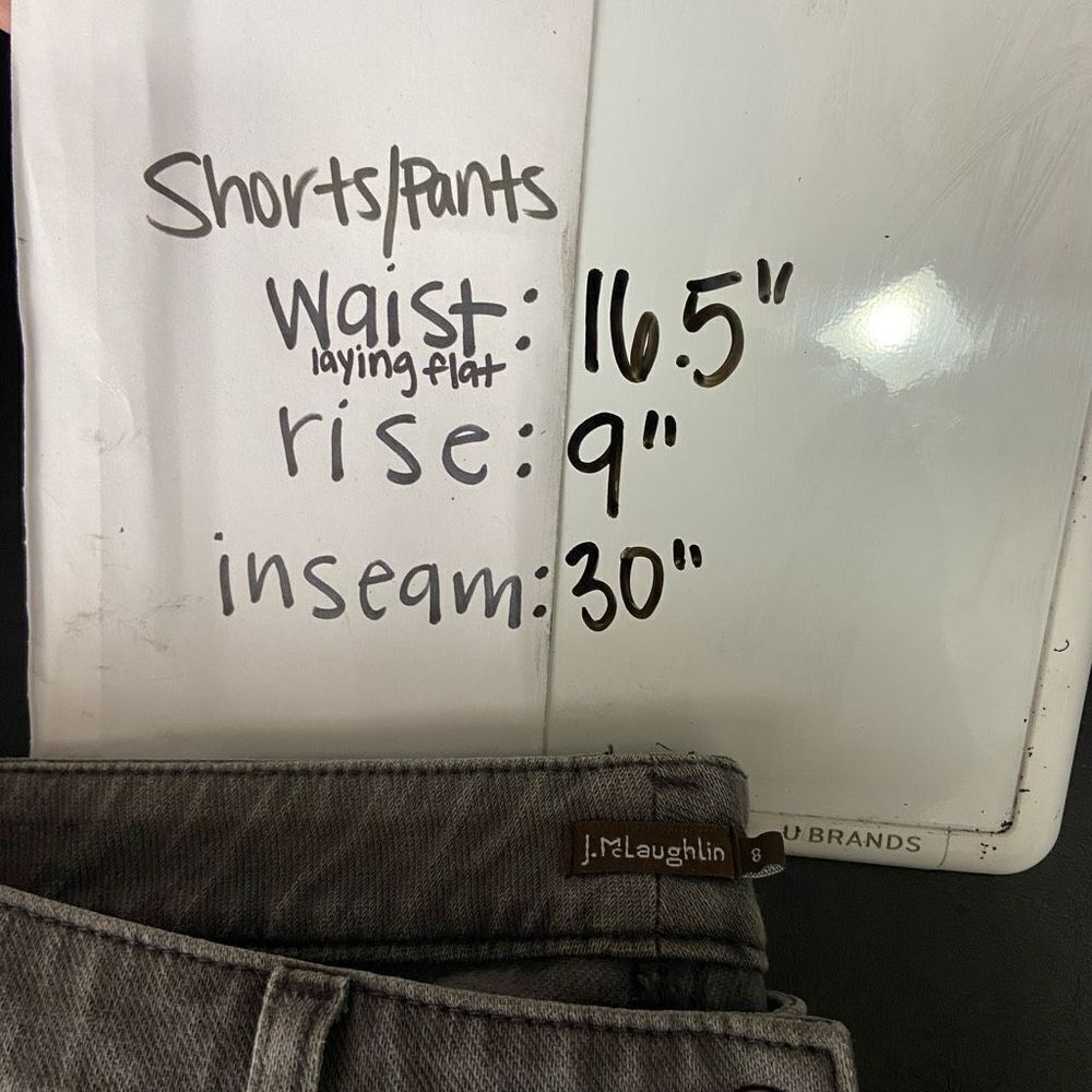 J. McLaughlin Grey Skinny Jeans Size 8 - Picture 7 of 7